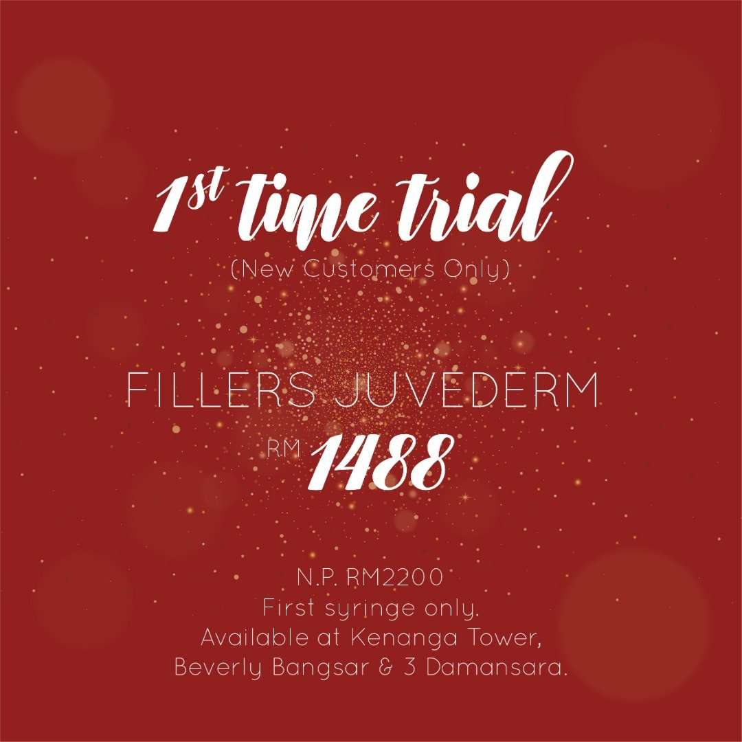 First Time Trial Promo Fillers Juvederm