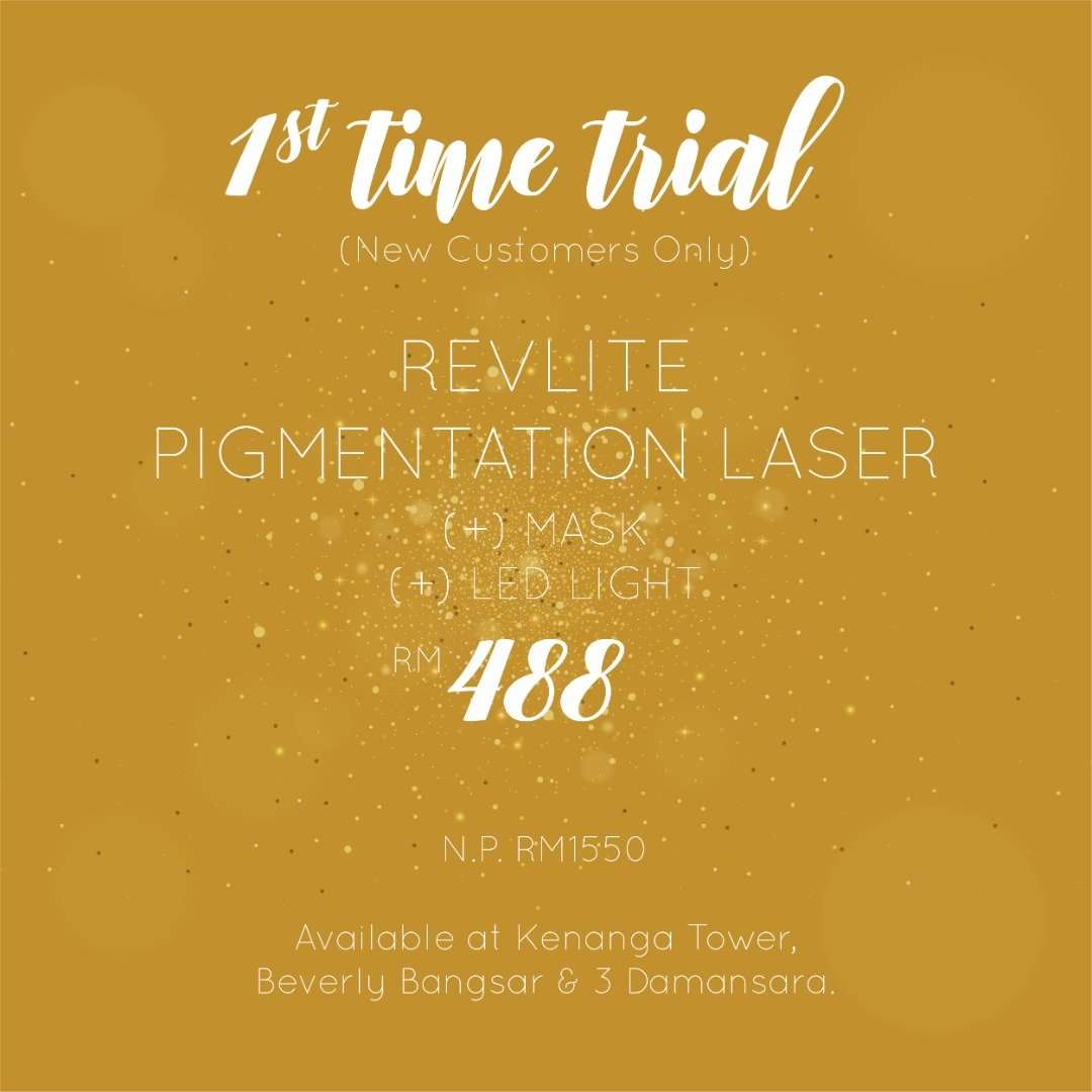 First Time Trial Promo Revlite Pigmentation Laser