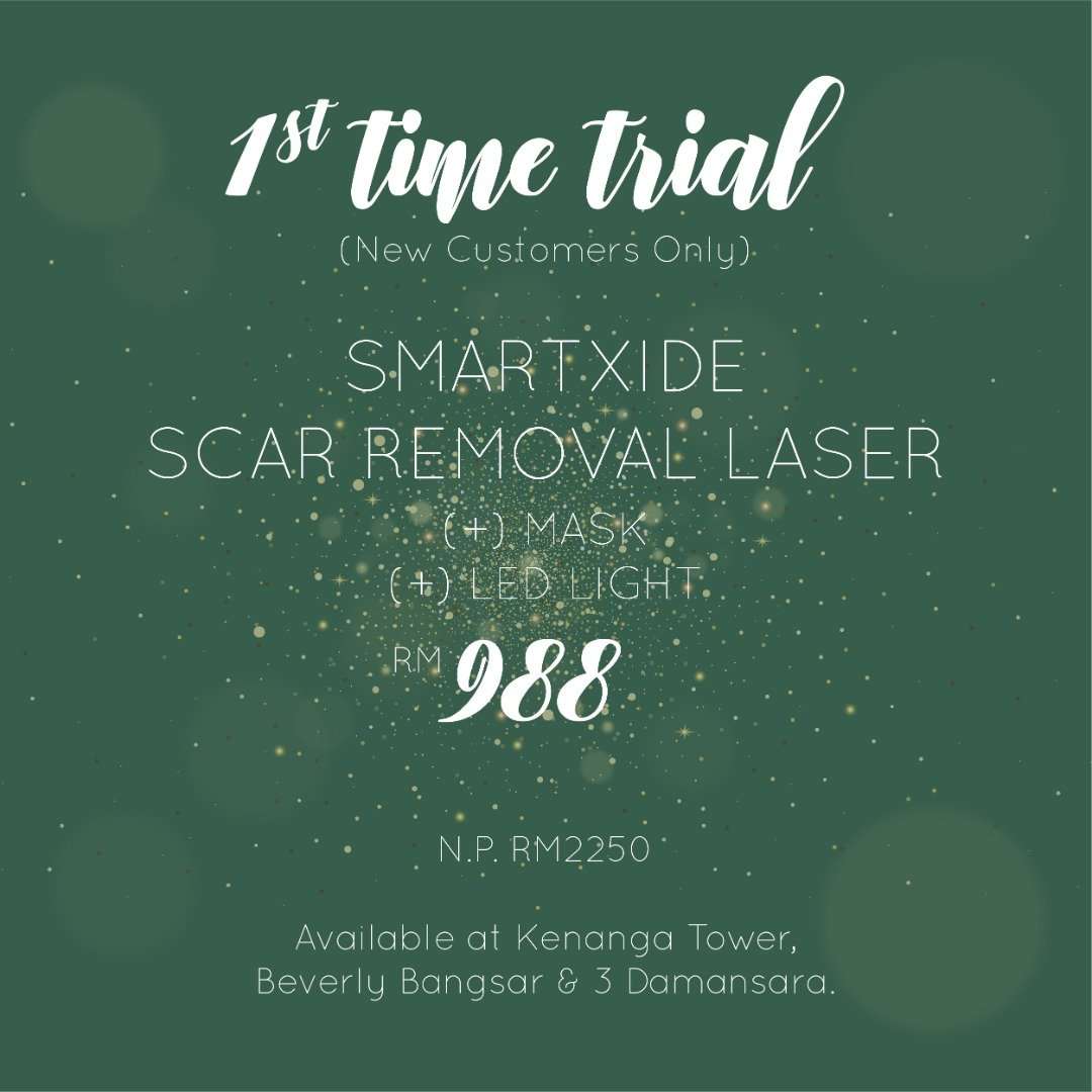 First Time Trial Promo SamrtXide Scar Removal Laser